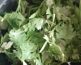 A picture of step 1 of Pudina rice.