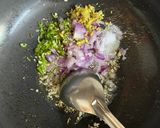 A picture of step 3 of Vaghareli Lasaniya (Green Garlic) Rotli.