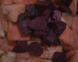 A picture of step 1 of Watermelon beets juice.