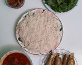 صورة لخطوة 3 من وصفة وجبة غذاء - رز وسمك