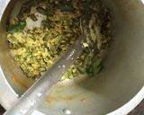 A picture of step 3 of Beans Poriyal.