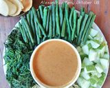 Foto langkah ke 3 dari resep Pecel Bumbu Kacang (pedas level sedang).