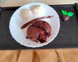 A picture of step 5 of Eggless Ragi flour choco lava cupcake.