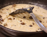 A picture of step 6 of Cod with Mushroom Cream Sauce.