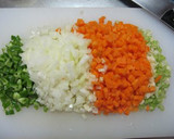 A picture of step 1 of Friday Dry Curry.