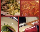 A picture of step 2 of AMIEs "TAGLIATELLE al CARCIOFI (artichokes)".