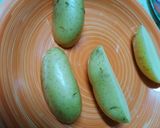 A picture of step 1 of Potato wedges.