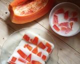 Foto langkah ke 4 dari resep Puding Susu Pepaya.