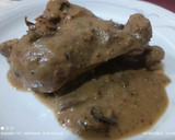 Foto del paso 8 de la receta: Jamoncito de pollo en salsa stroganov