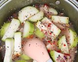 Gambar langkah 3 resipi Sayur labu air masak pedas.