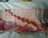 A picture of step 2 of Ribs, in the oven.