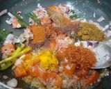 A picture of step 5 of Jogeshwari Misal --- A Perfect Maharashtrian Platter.