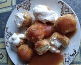 1311. Grízes túró gombóc birsalma szósszal és édes tejföllel ! recept fázis 7 fotója