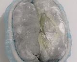 Foto langkah ke 21 dari resep Pandan Charcoal Sourdough Bread (88% - Oven Tangkring).