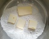 A picture of step 5 of Savory Crêpes with Béchamel and Ham 🤤.