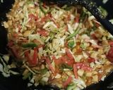 A picture of step 8 of Chicken veggie sphagetti.