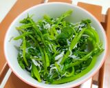 吻仔魚炒莧菜的食譜步驟3照片