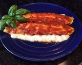 A picture of step 13 of Three Cheese, Spinach and Ham Cannelloni.