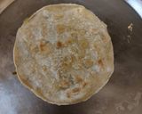 A picture of step 6 of Quesadilla with Squash Blossoms and Mushrooms.