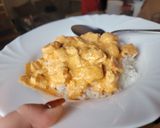 Tejfölös szaftos csirke recept fázis 4 fotója