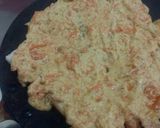 A picture of step 3 of Bread chilla.