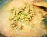 A picture of step 7 of Keema matar pasta with leftover keema.