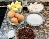 Foto del paso 1 de la receta: Pastel rústico de manzana, pasas y ron, sin gluten