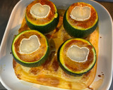 Foto del paso 4 de la receta: Calabacín relleno de atún y queso de Cabra