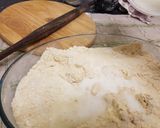 A picture of step 5 of Chapati type 2.