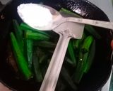 A picture of step 4 of Kurkuri bhindi.