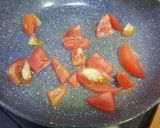 รูปขั้นตอนการทำที่ 1 ของ มะเขือเทศผัดไข่ Low carb