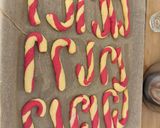 A picture of step 8 of Candy canes cookie 🍬.