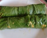 A picture of step 8 of Palak patara (Paalak Roll).