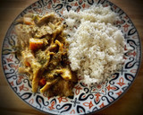 Foto del paso 10 de la receta: Curry de plátano, calabaza y setas con leche de coco