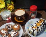 A picture of step 13 of CHOCOLATE CHIP ORANGE SWISS ROLL, CUP CAKES AND MILK COFFEE.