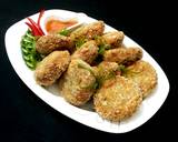 ทอดมันปลากระป๋องทอดกรอบ 😁 Crispy Spicy Canned Fish cakes วิธีทำสูตร 3 รูป