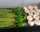 Foto del paso 1 de la receta: Parrillada de verduras con entrecot y salsa chumichurri