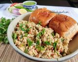 A picture of step 1 of Anda Bhurji Pav.