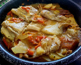 Foto del paso 4 de la receta: Raya con verduras al horno