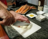 Foto del paso 2 de la receta: Cigalas flambeadas con salsa de lima
