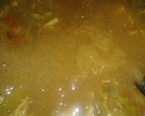 A picture of step 4 of Hot and sour soupe.
