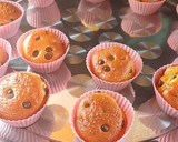 Foto del paso 5 de la receta: Magdalenas con pepitas de chocolate en freidora de aire