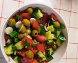 Görög saláta recept fázis 1 fotója