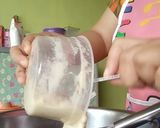 Foto langkah ke 4 dari resep Banana Brownies.