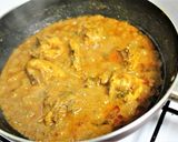A picture of step 8 of Hyderabadi Murgh Ka Salan.