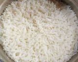 A picture of step 1 of Curd Rice.