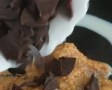 A picture of step 7 of Khoya Chocolate Barfi.