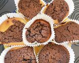 Une image de l'étape 2 de Muffins noisette miel et choco.