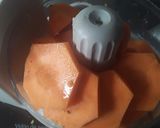 Foto del paso 1 de la receta: Pan de Pita relleno con "carne de coliflor" piña dulce y queso!!! 🍘🍍🧀🍘