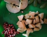 A picture of step 1 of Kashmiri pulao.